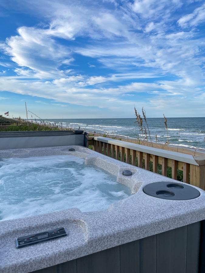 hot tub Fall Trip To OBX hot tub
