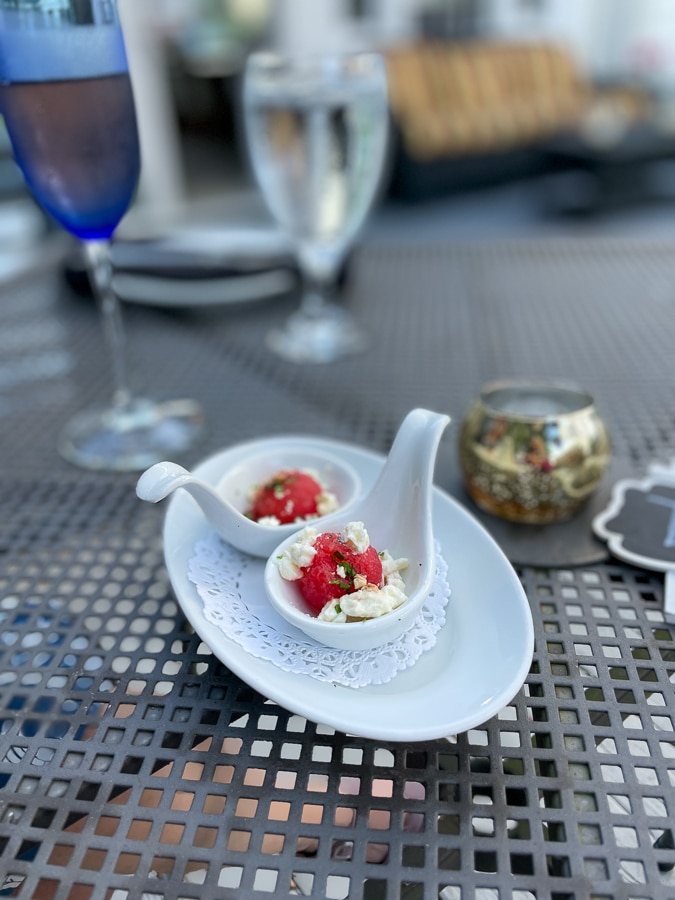 watermelon and feta