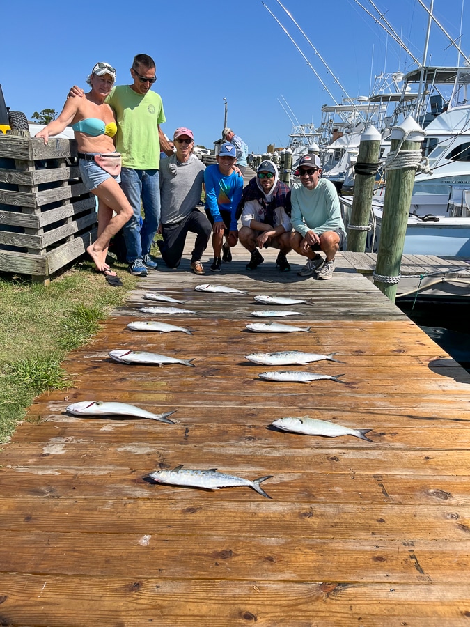 fresh fish catch in OBX