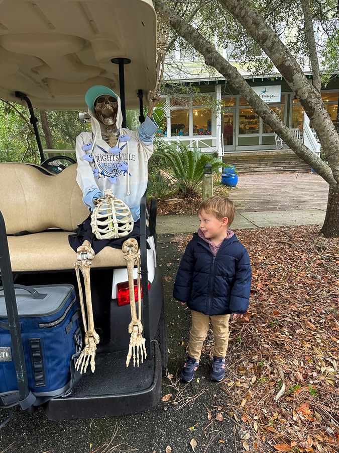 spooky walk | Halloween on Bald Head Island