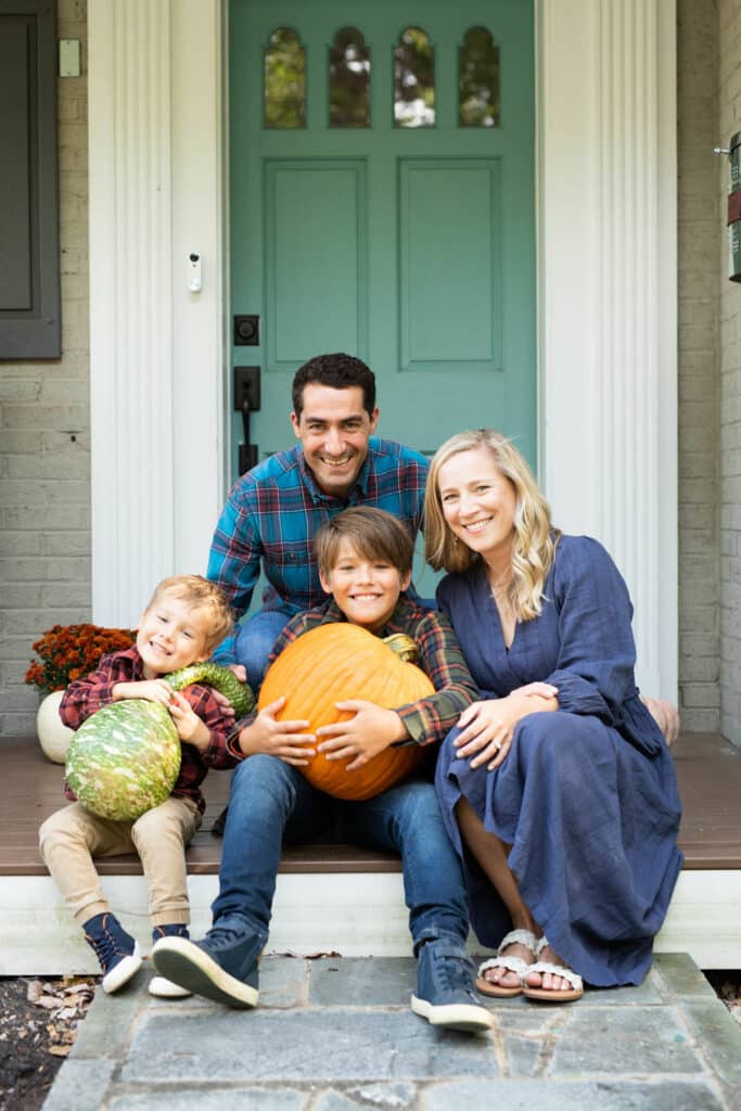 at-home fall photoshoot