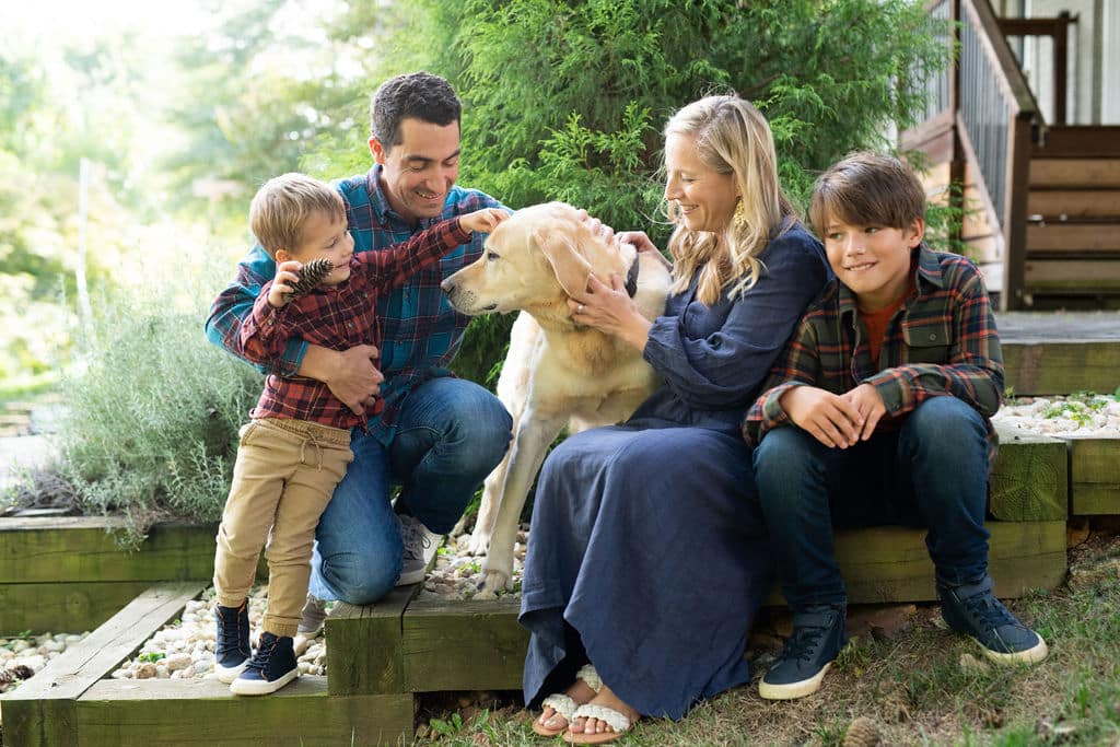 family with dog photoshoot family with dog photoshoot