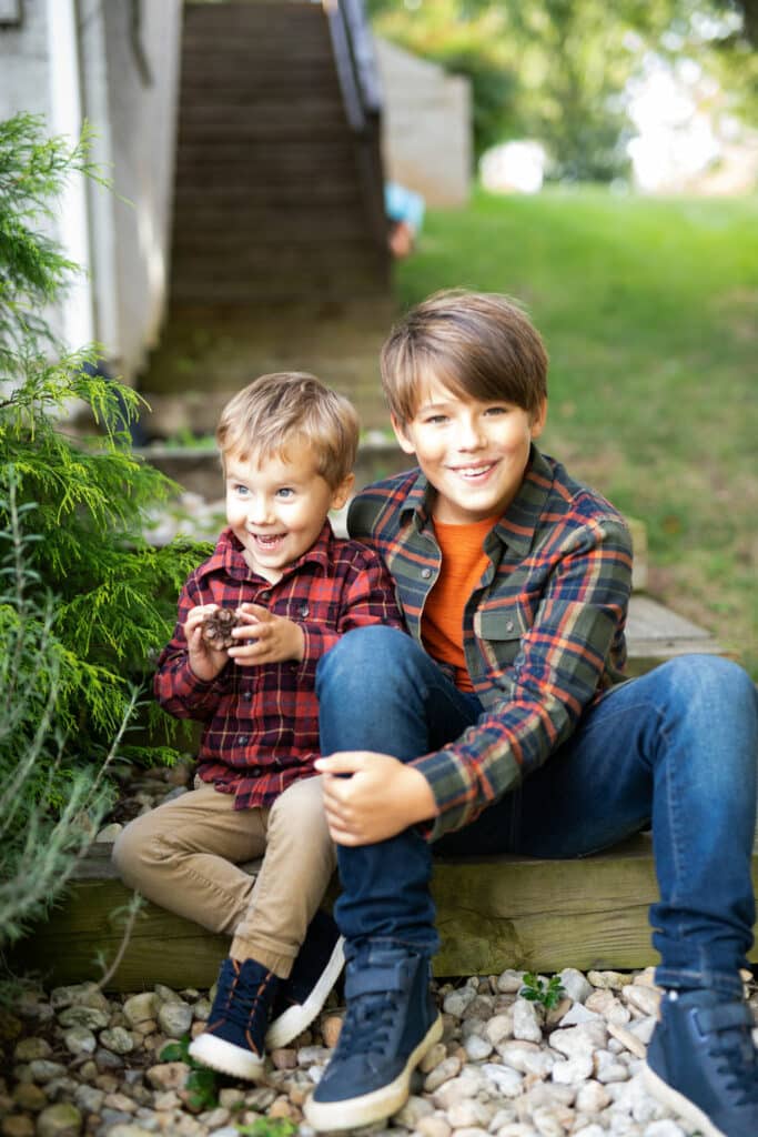 brother wearing plaid brother wearing plaid
