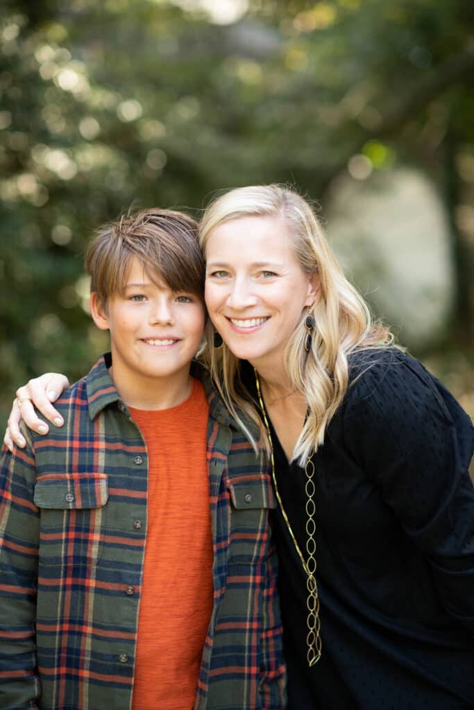 Mom and son Mom and son