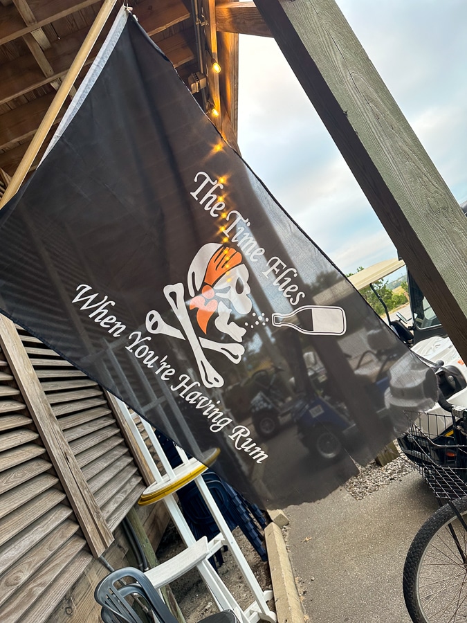 time flies when you're having fun pirate flag