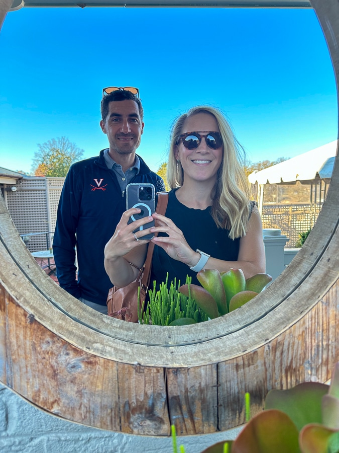 mirror selfie kath and husband mirror selfie