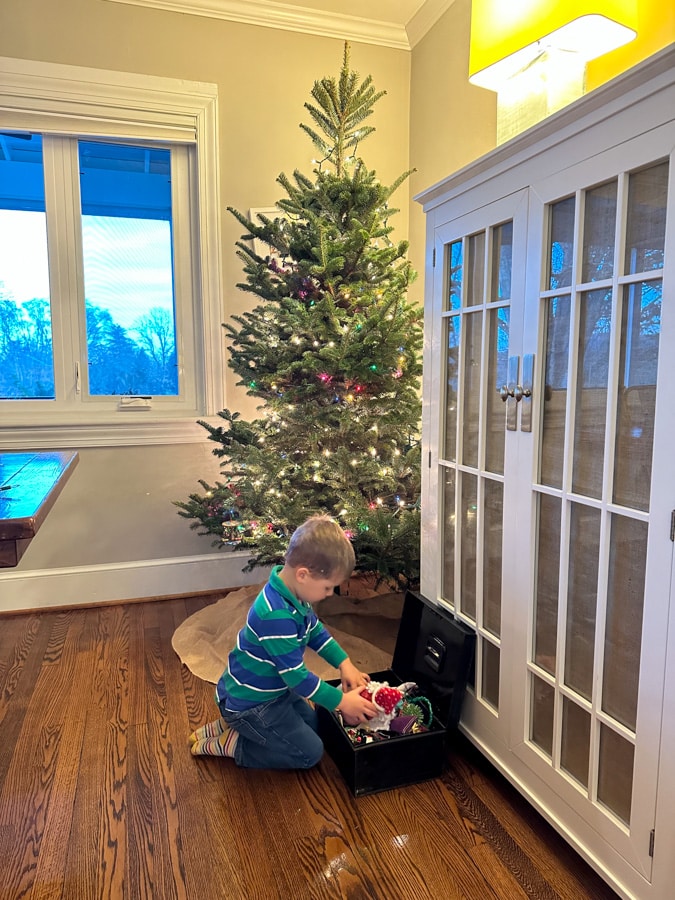Christmas tree at home