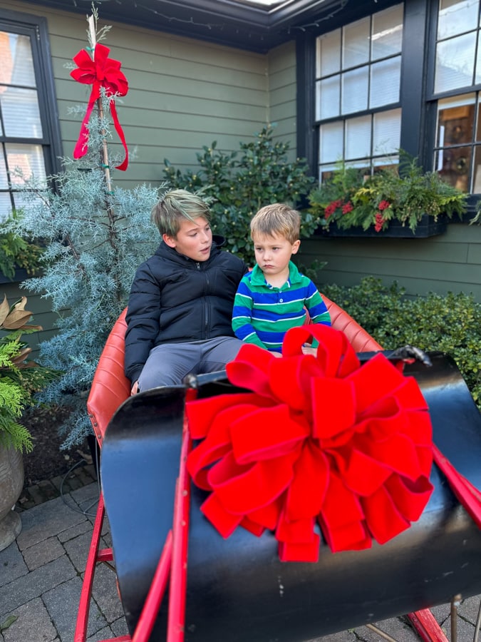 Santa's sleigh