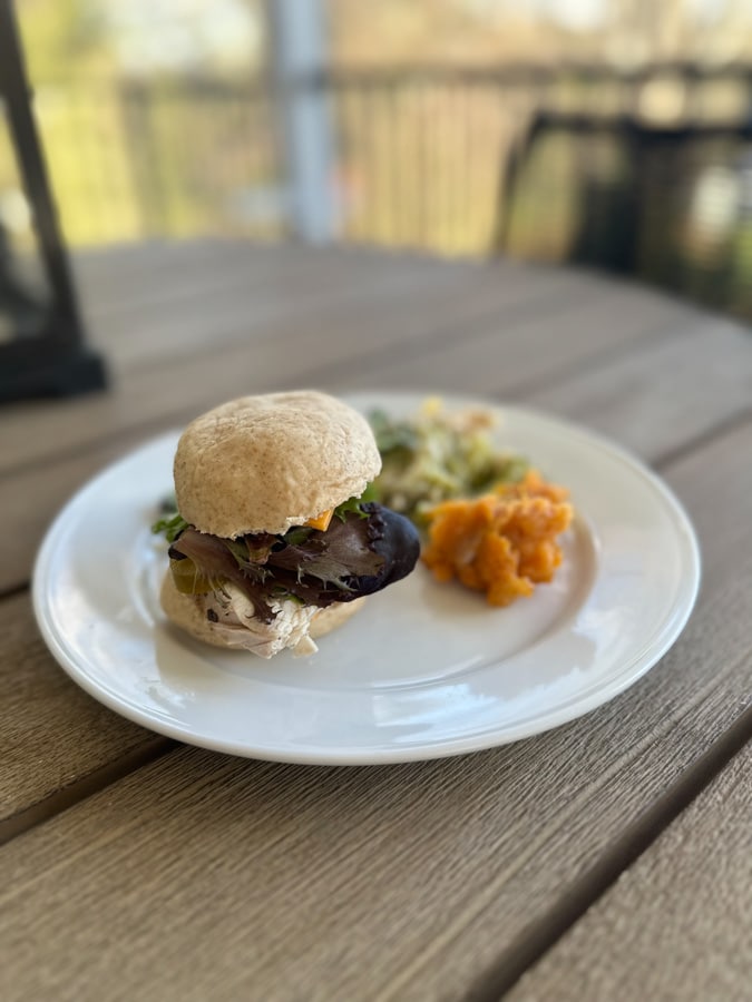 turkey roll-wich turkey roll-wich