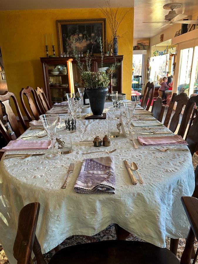 Thanksgiving table setting Thanksgiving table setting