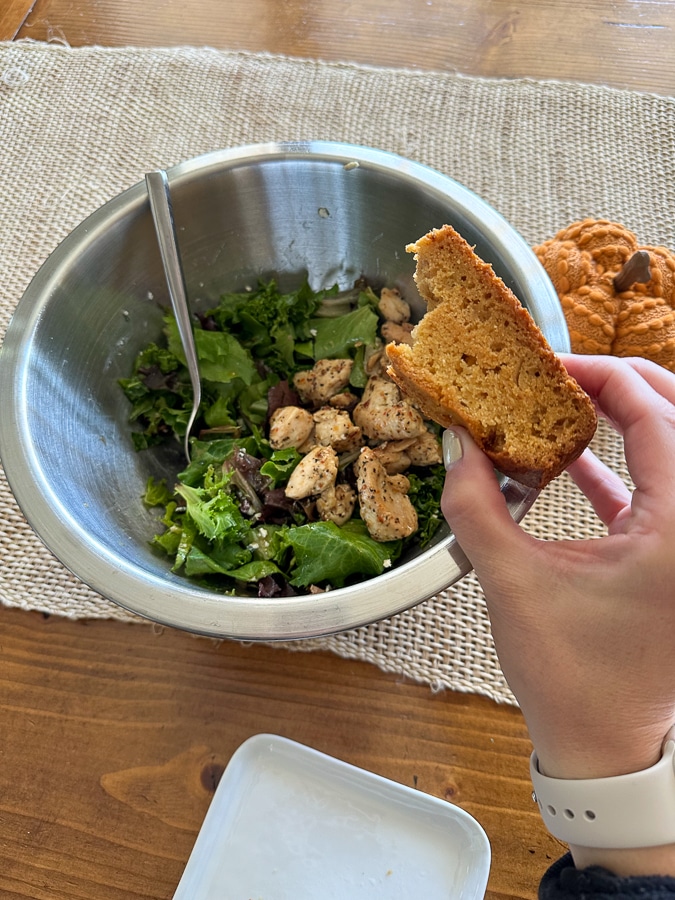 chicken salad cornbread chicken salad + leftover cornbread | That Time Of Year