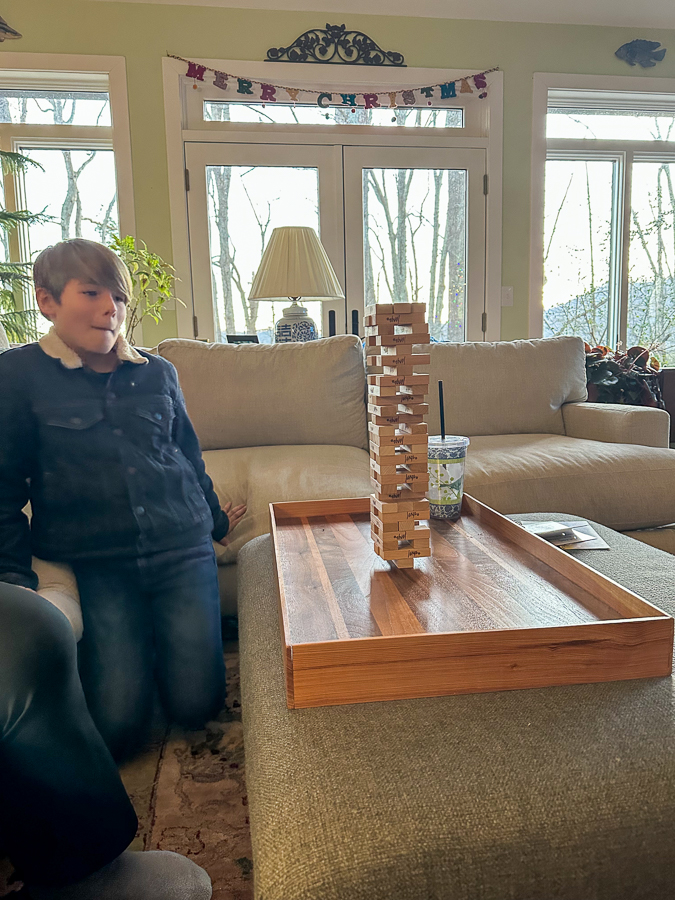 mega Jenga game mega Jenga game | Christmas Break 2022 Recap
