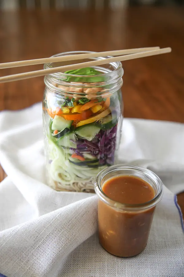 Thai Crunch Mason Jar Salad Thai Crunch Mason Jar Salad - Filling Salads For Lunch