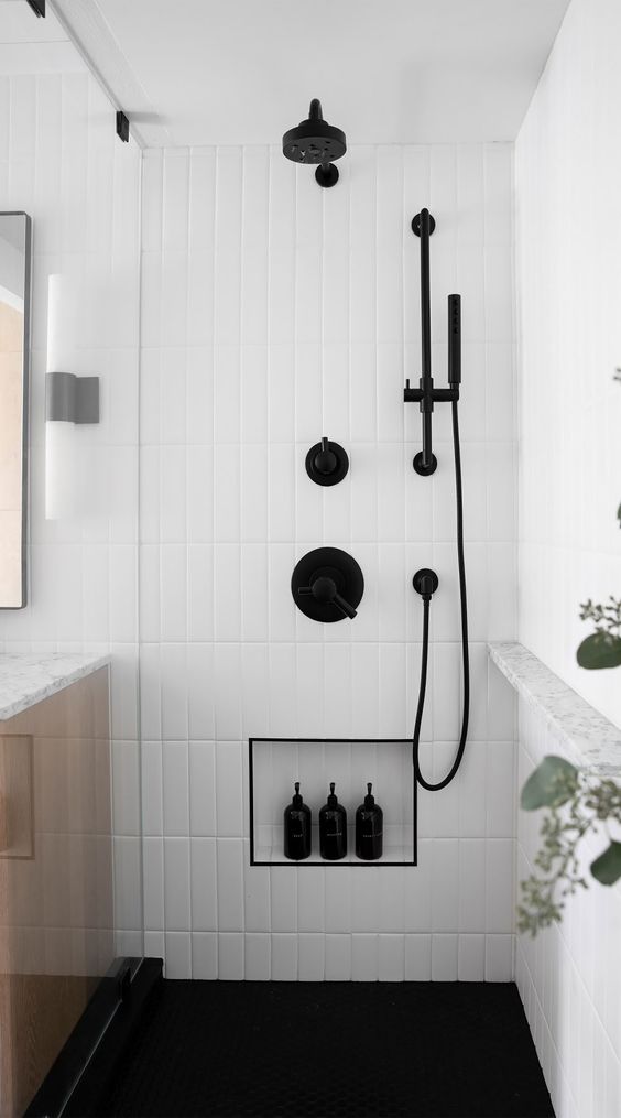white and black bathroom white and black bathroom