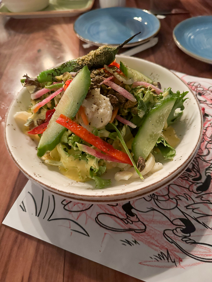 Salad at Disney World Salad at Disney World
