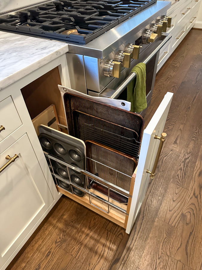 kitchen vertical storage