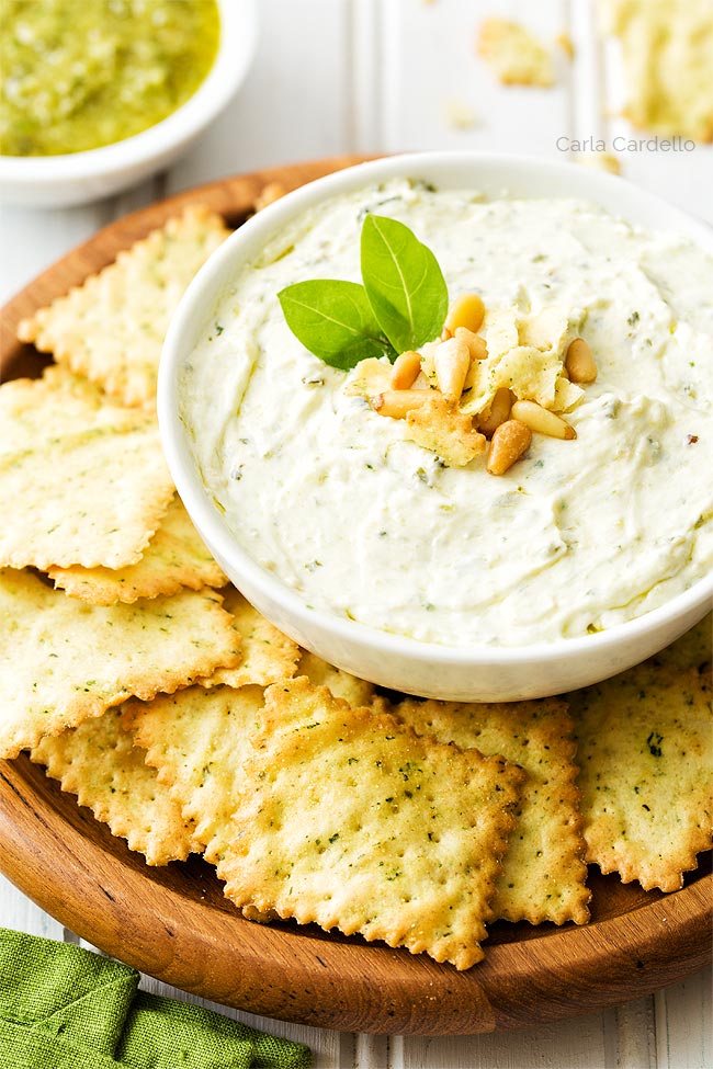 Basil Pesto Dip Basil Pesto Dip | healthy dipping sauces