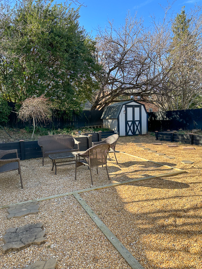 backyard area backyard area