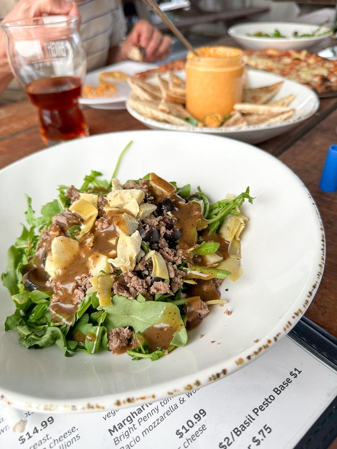 Bright Penny Brewing salad Bright Penny Brewing salad