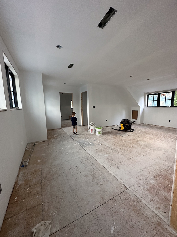 Bedroom drywall Bedroom drywall