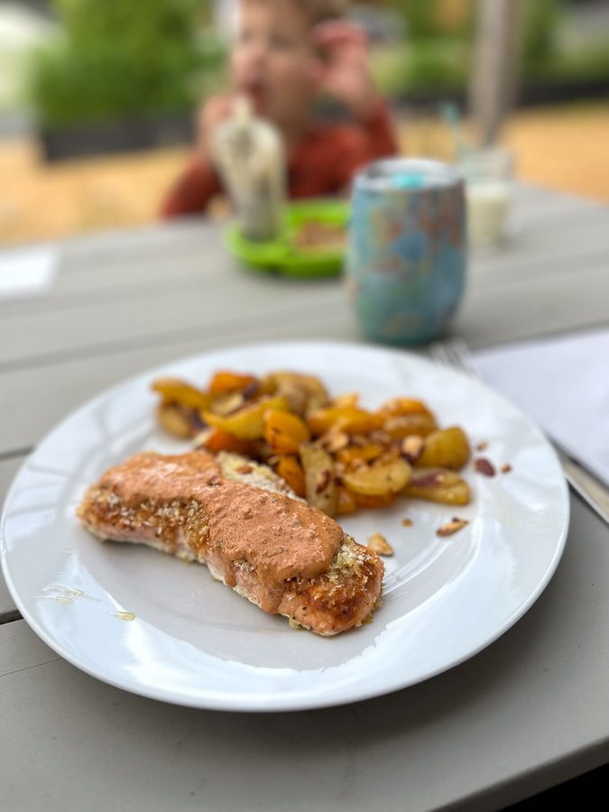 Blue Apron Romesco Salmon Blue Apron Romesco Salmon