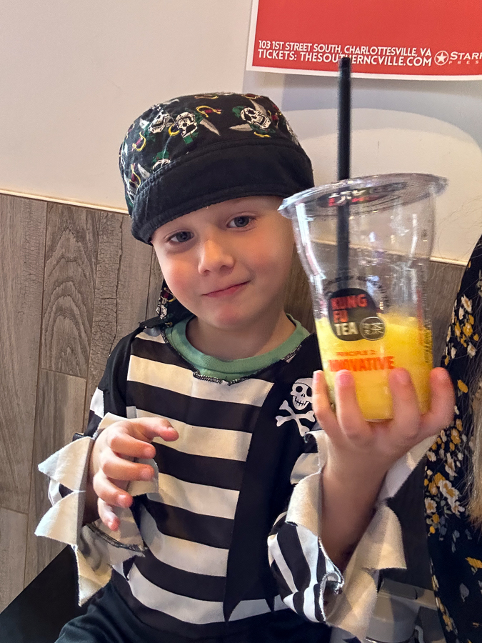 Bubble tea at Kung Fu Tea