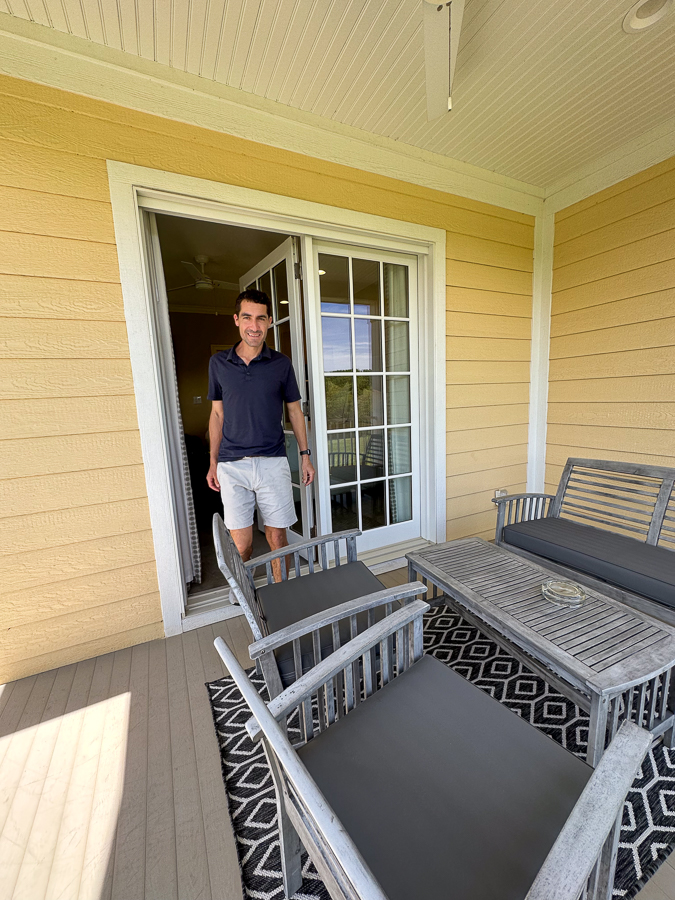 Creekside Cottages patio