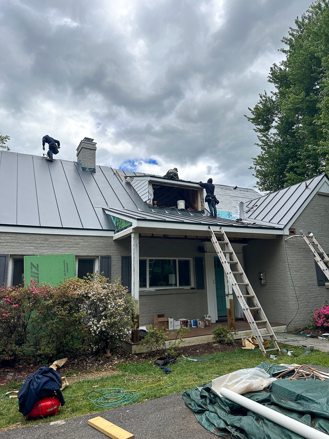 roof panel installation roof panel installation