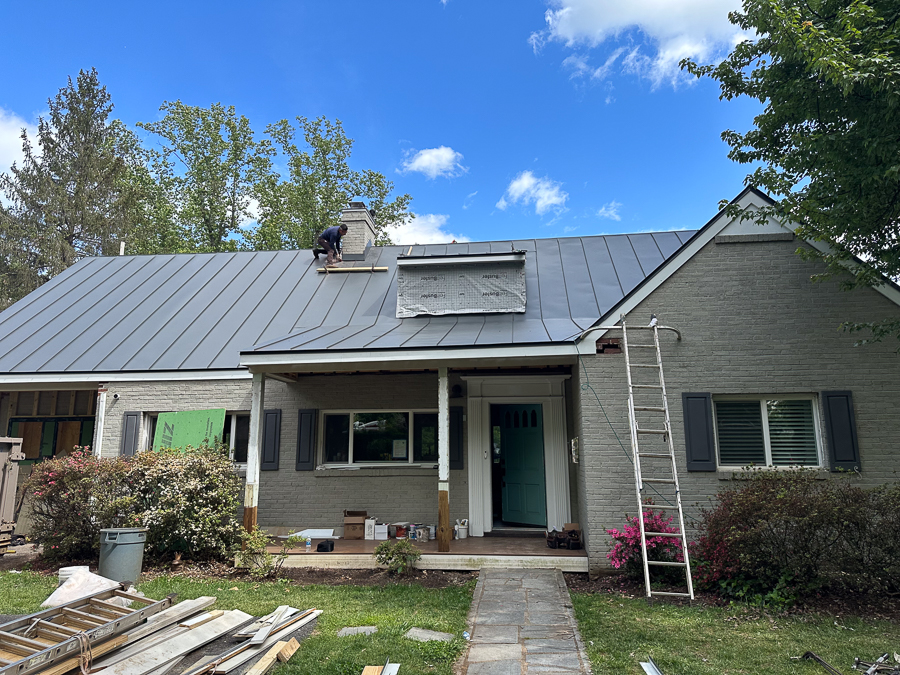 house with metal roof house with metal roof