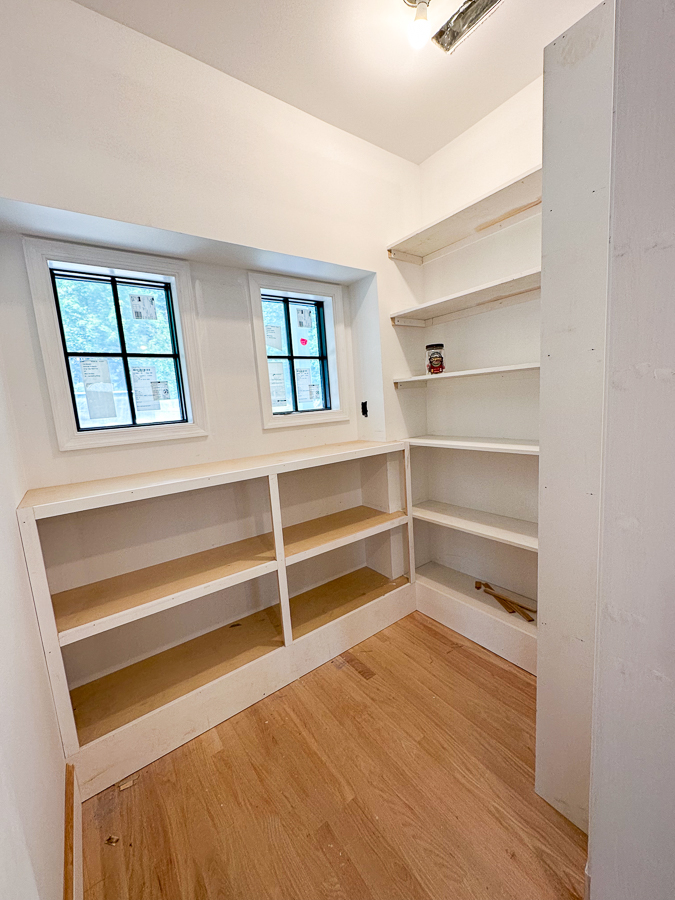 Pantry area | Renovation Update: Floors + Tile