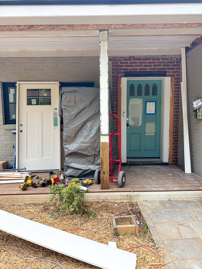 front porch renovation front porch renovation
