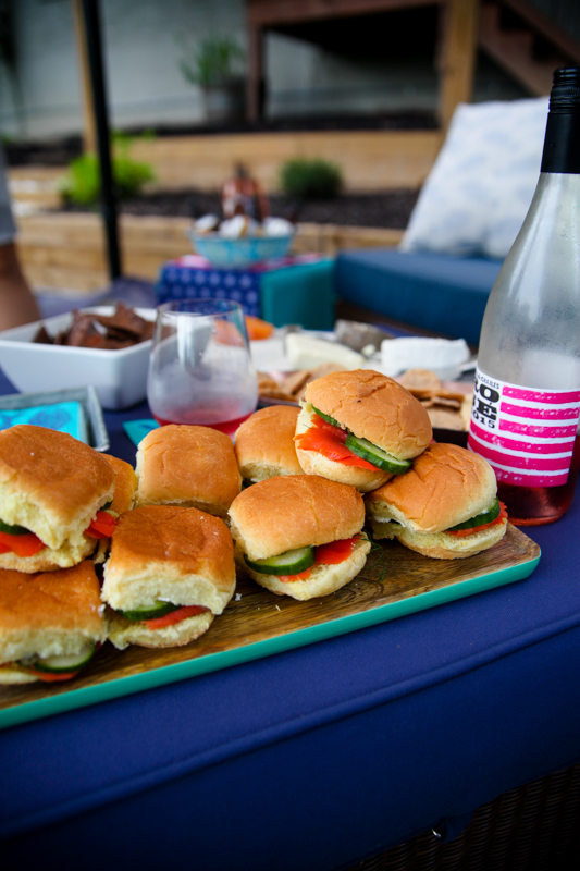 Smoked Salmon Sliders Smoked Salmon Sliders | 4th of July recipes