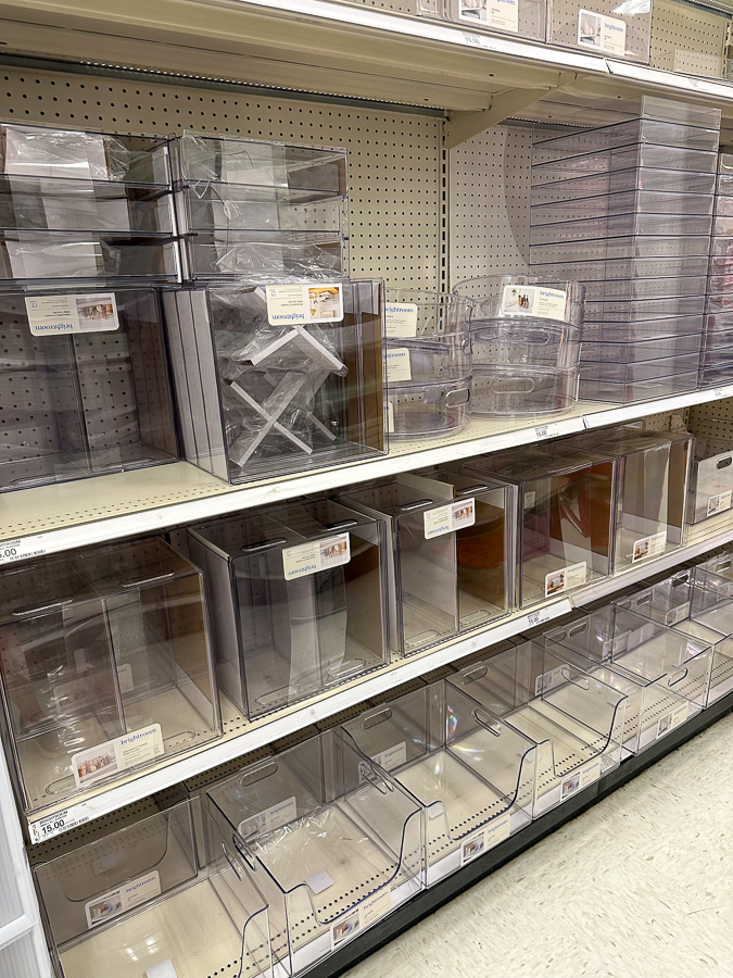 Clear Pantry Organizer Bins Pantry Organization Bins