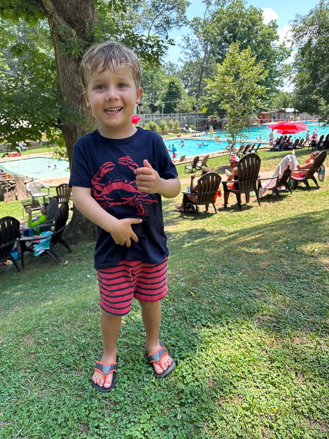 Mommy Camp pool time Mommy Camp pool time