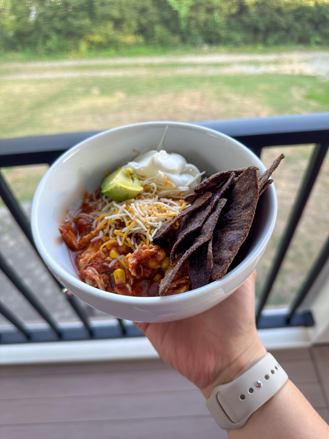 Crockpot Chicken Taco Soup | August Slipped Away