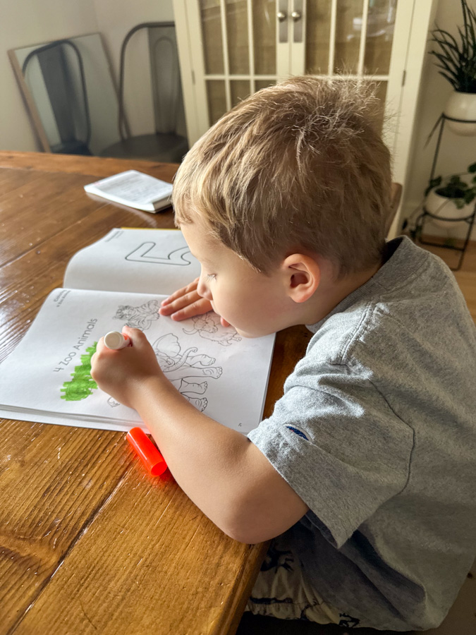 ABC Mouse number tracing workbook