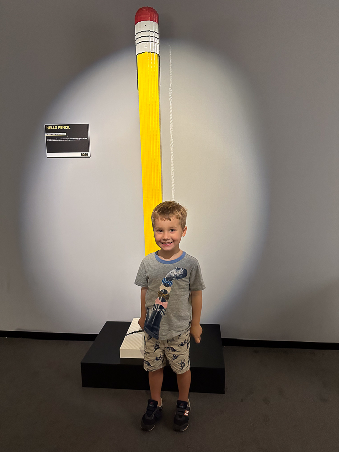 Lego huge pencil