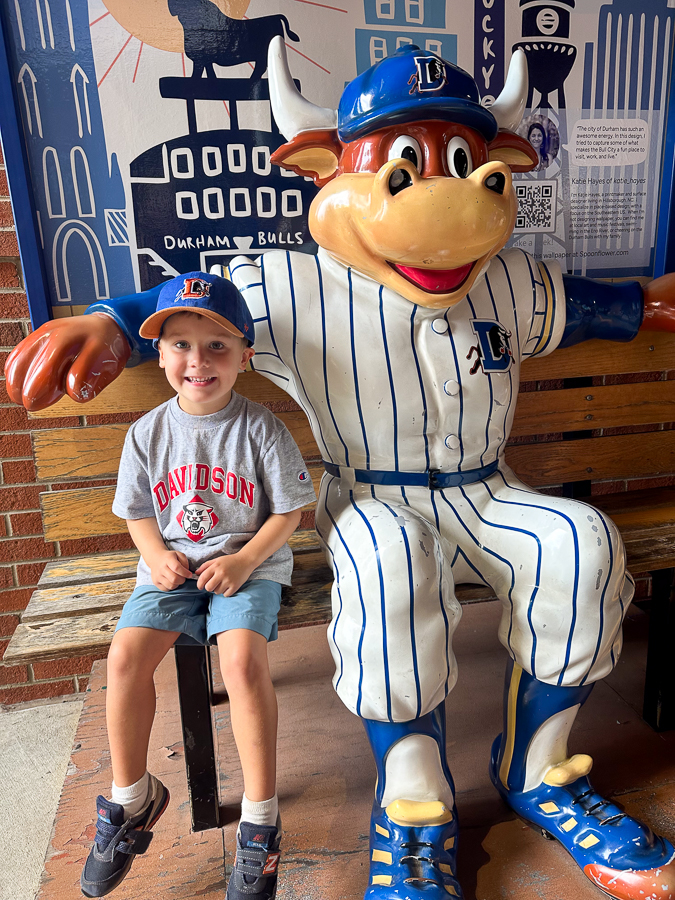 Durham Bulls mascot
