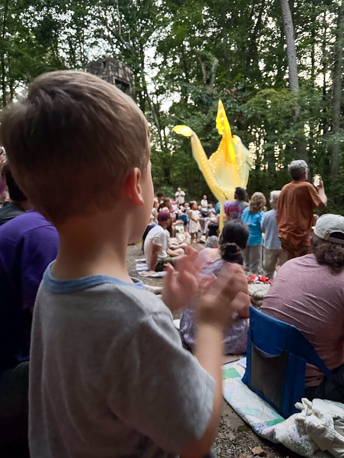 Paperhand Puppet Show audience