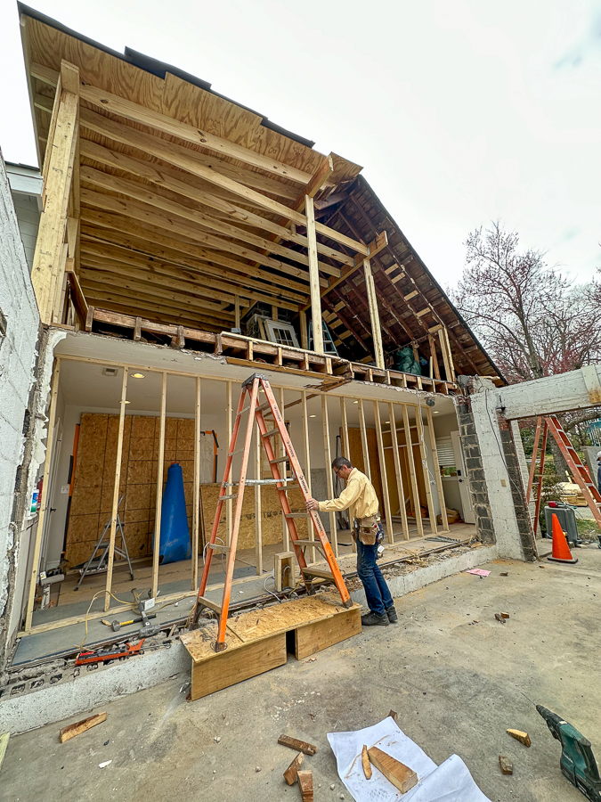 renovating house