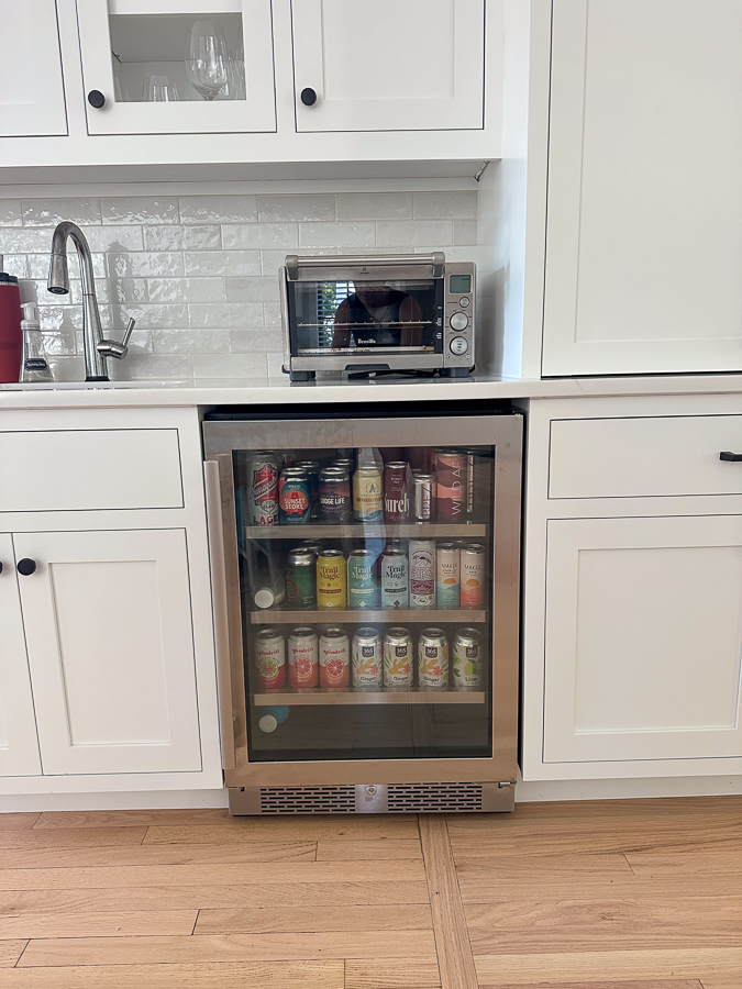 Drink Fridge in kitchen Drink Fridge in kitchen