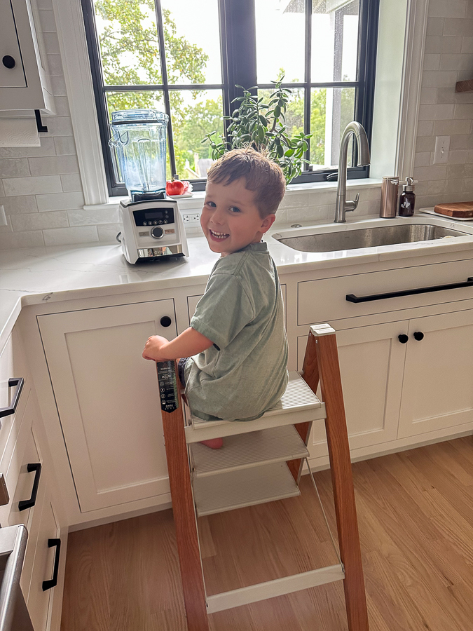 Birch on stool