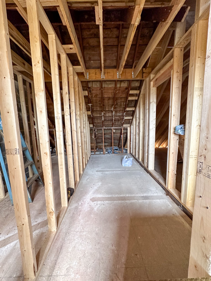 During the renovation