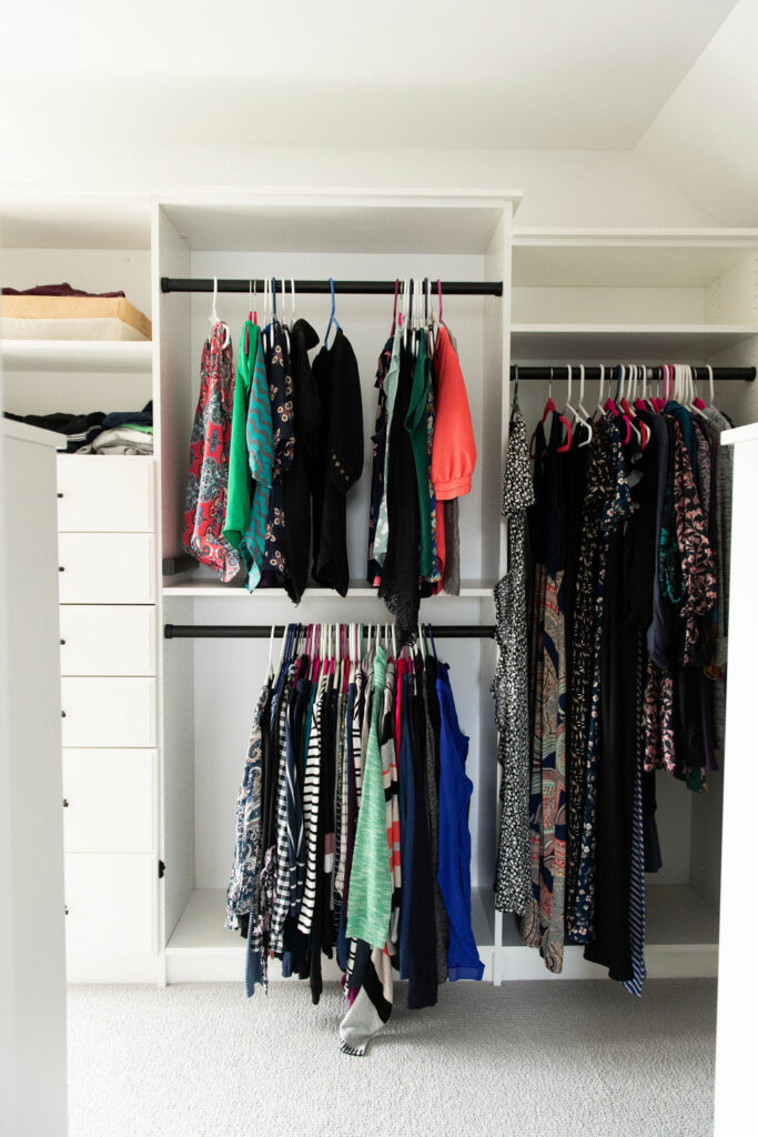 organized closet Home Renovation Before And After