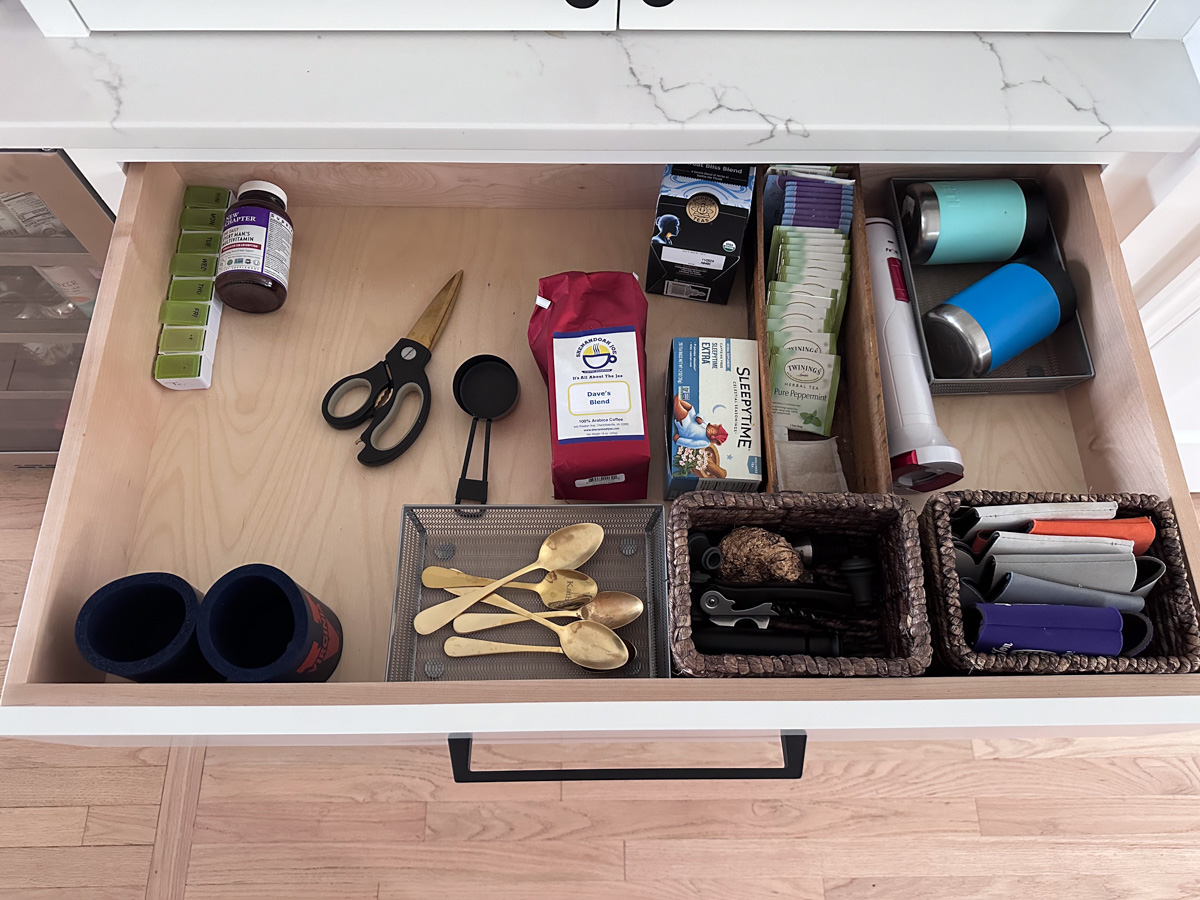 Beverage Drawer Beverage Drawer | Ideas For Organizing Kitchen Drawers