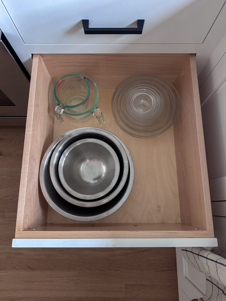 Mixing Bowl Drawer Mixing Bowl Drawer