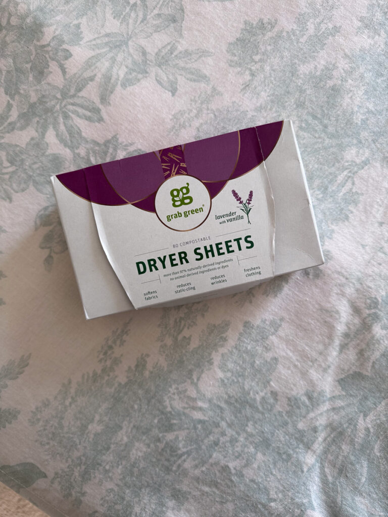 Grab Green Dryer Sheets Grab Green Dryer Sheets