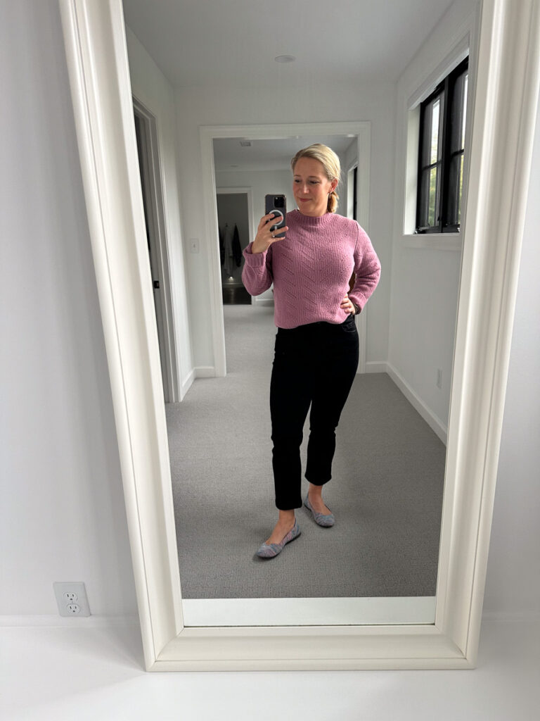 Carve Designs sweater with black jeans Carve Designs sweater with black jeans