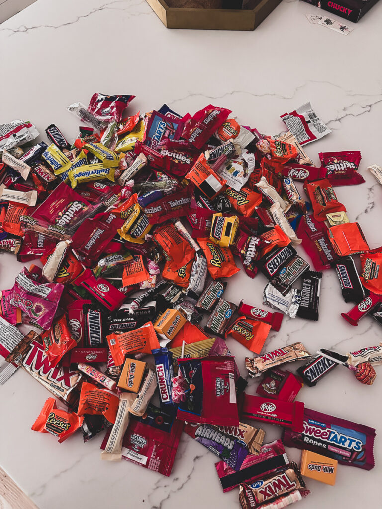 Halloween candy stash Halloween candy stash