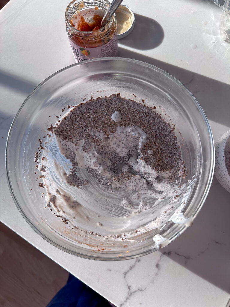 chia pudding at home chia pudding at home